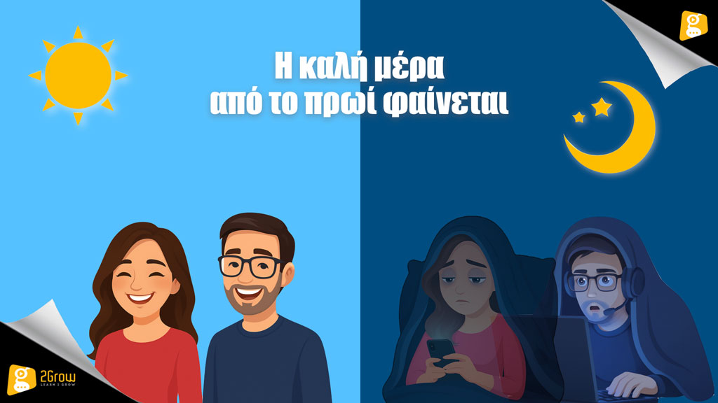 Μάθημα του μήνα: Η καλή μέρα απ'το πρωί φαίνεται